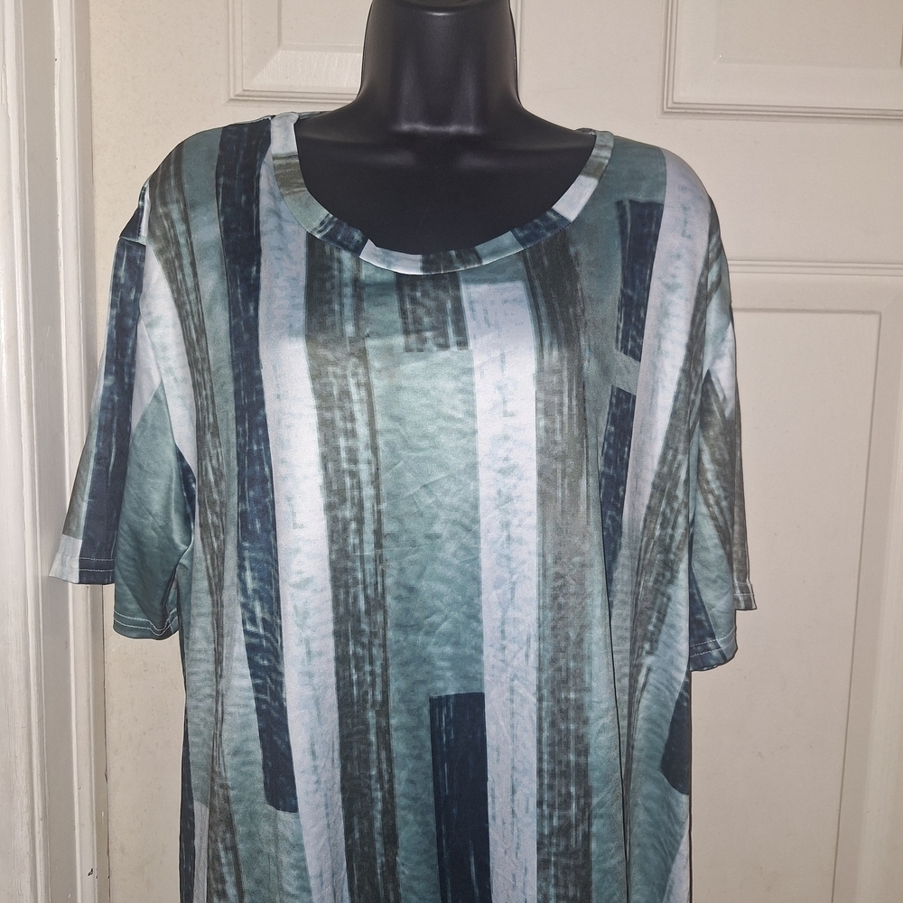 Green And White Dress 2XL